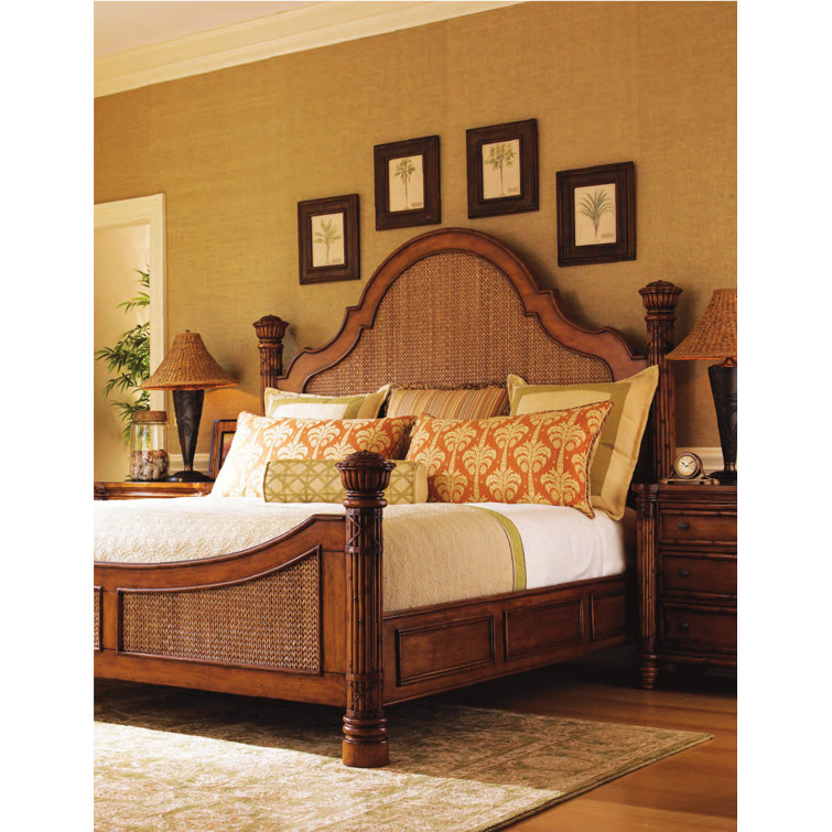 Tommy Bahama Home Island Estate Rattan Bed & Reviews Wayfair